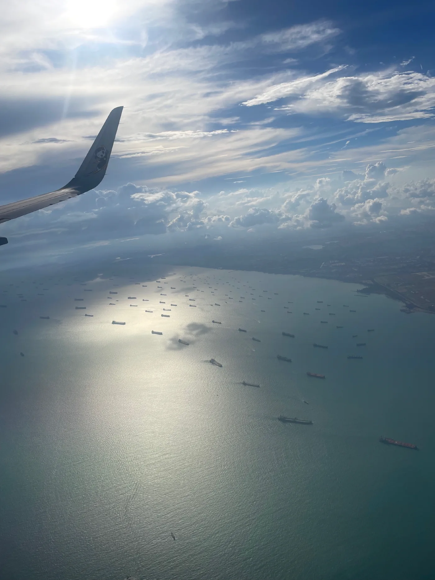 Greetings from the sky!