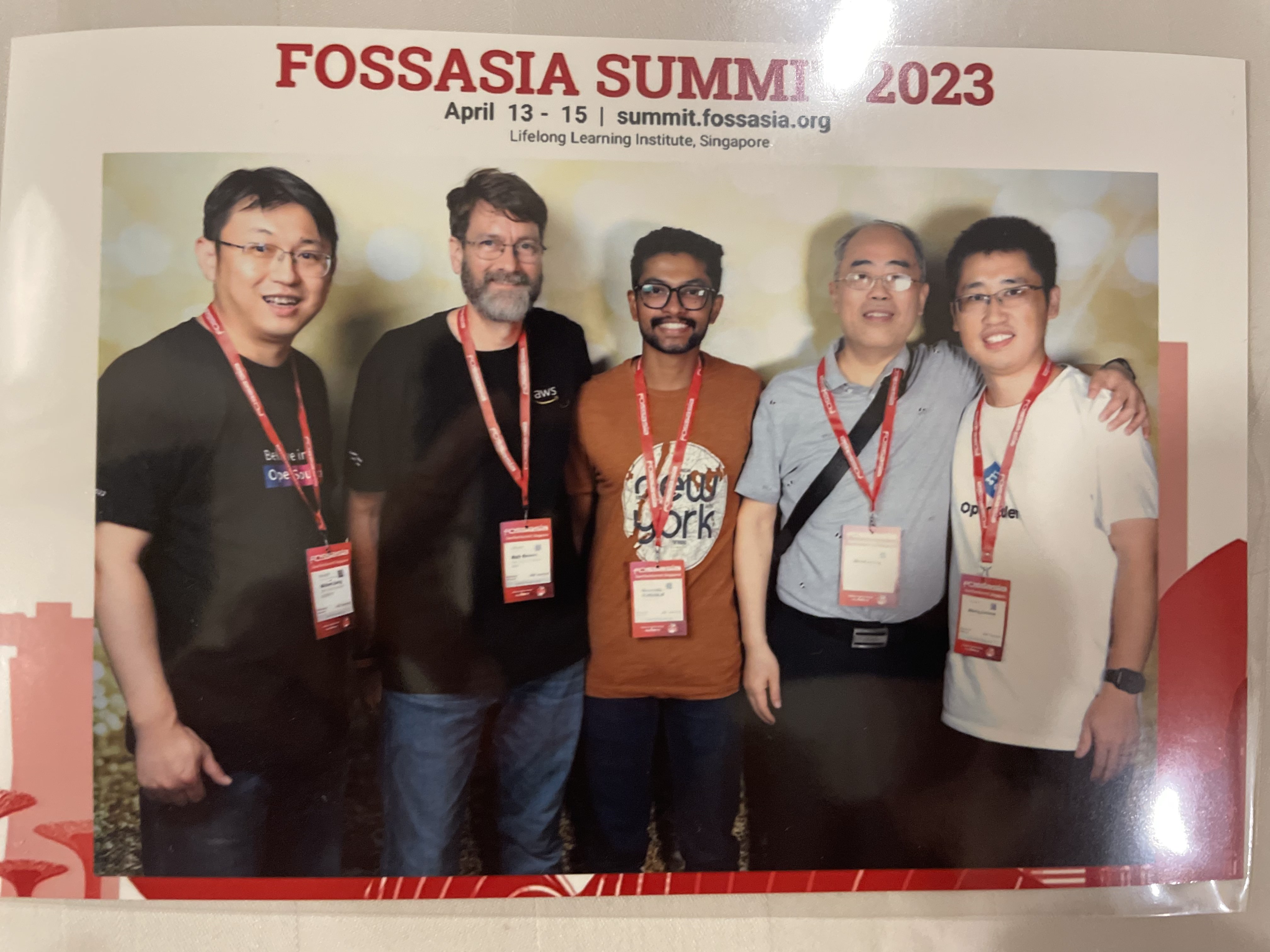 People from the ASF at FOSSASIA Summit