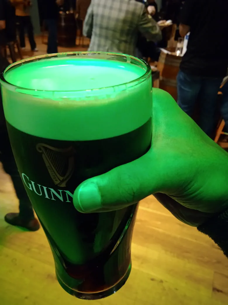 My first pint of Guinness