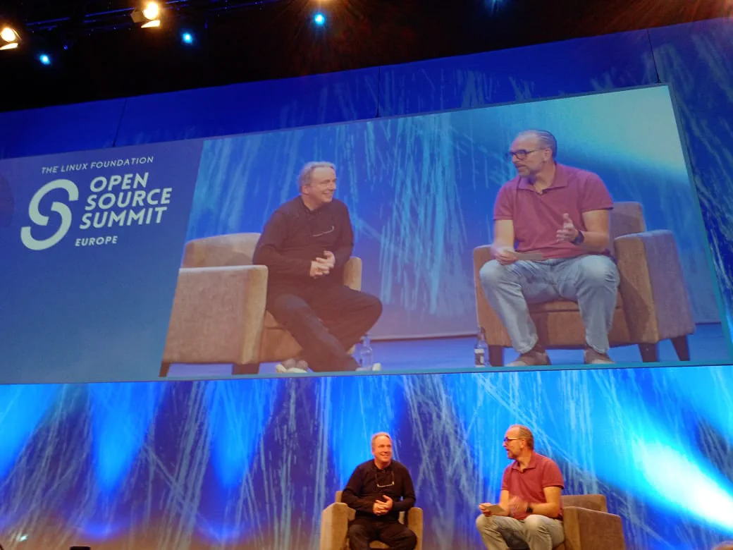 Linus Torvalds is here!