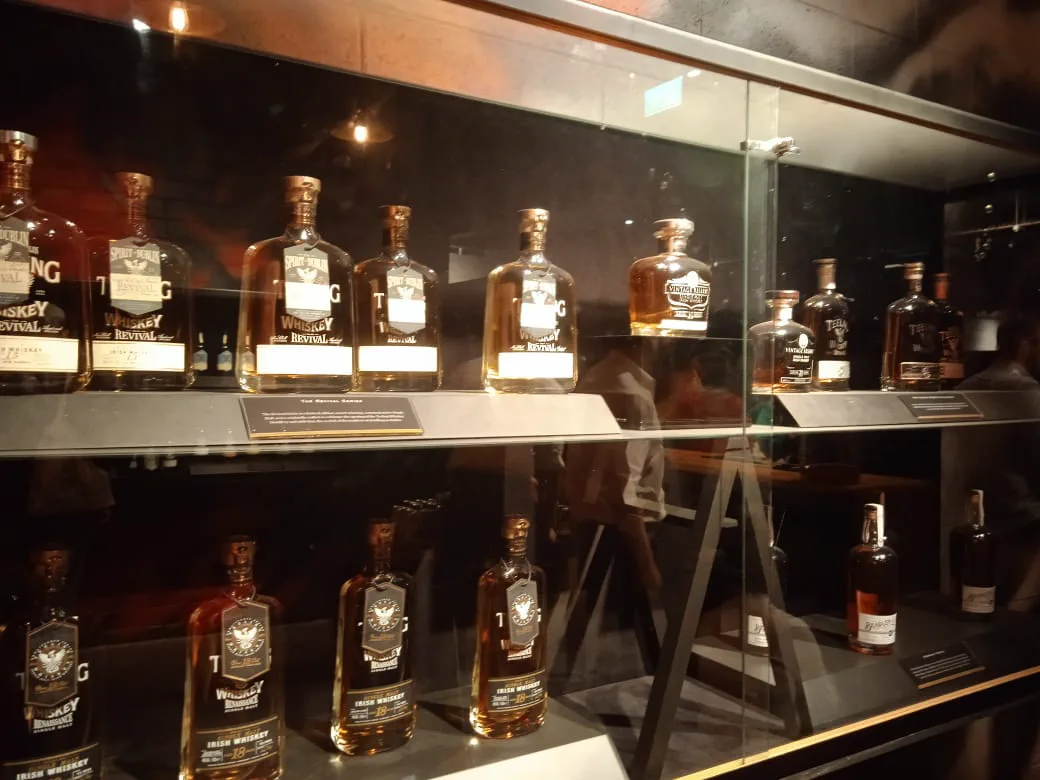 Whiskey bottles