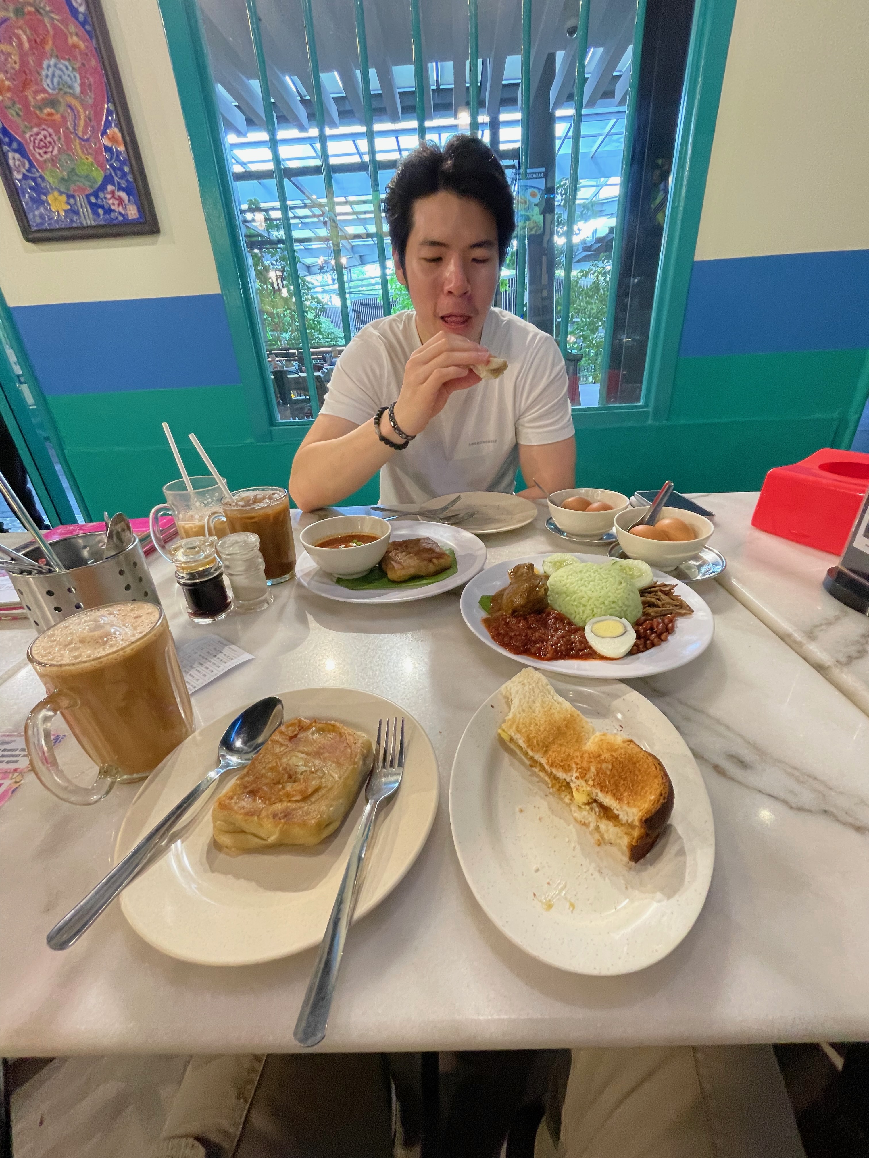 Bryan took me out to get some authentic Malay breakfast
