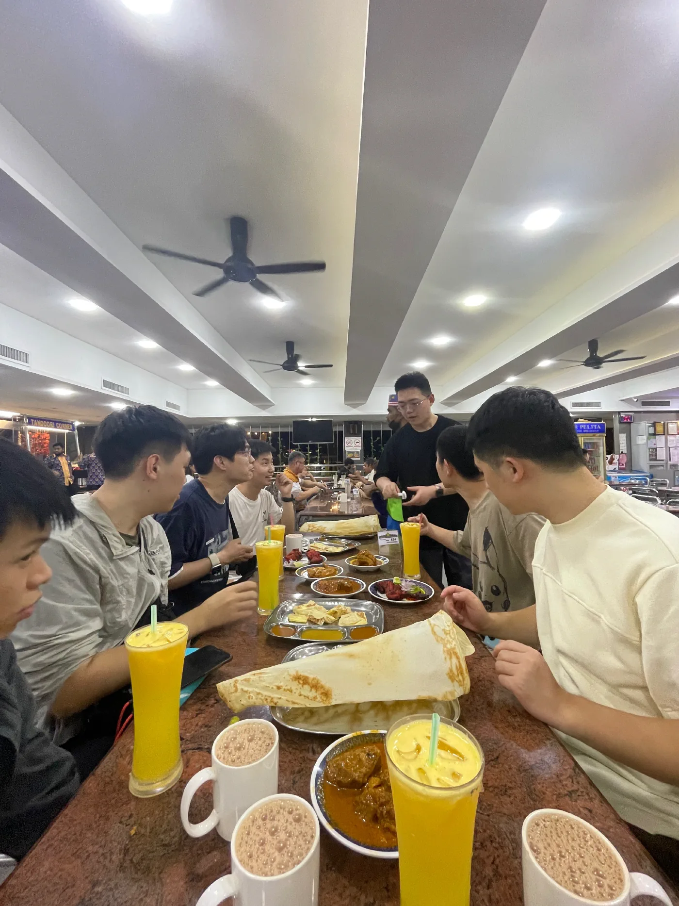 Trying some Malay-Indian food