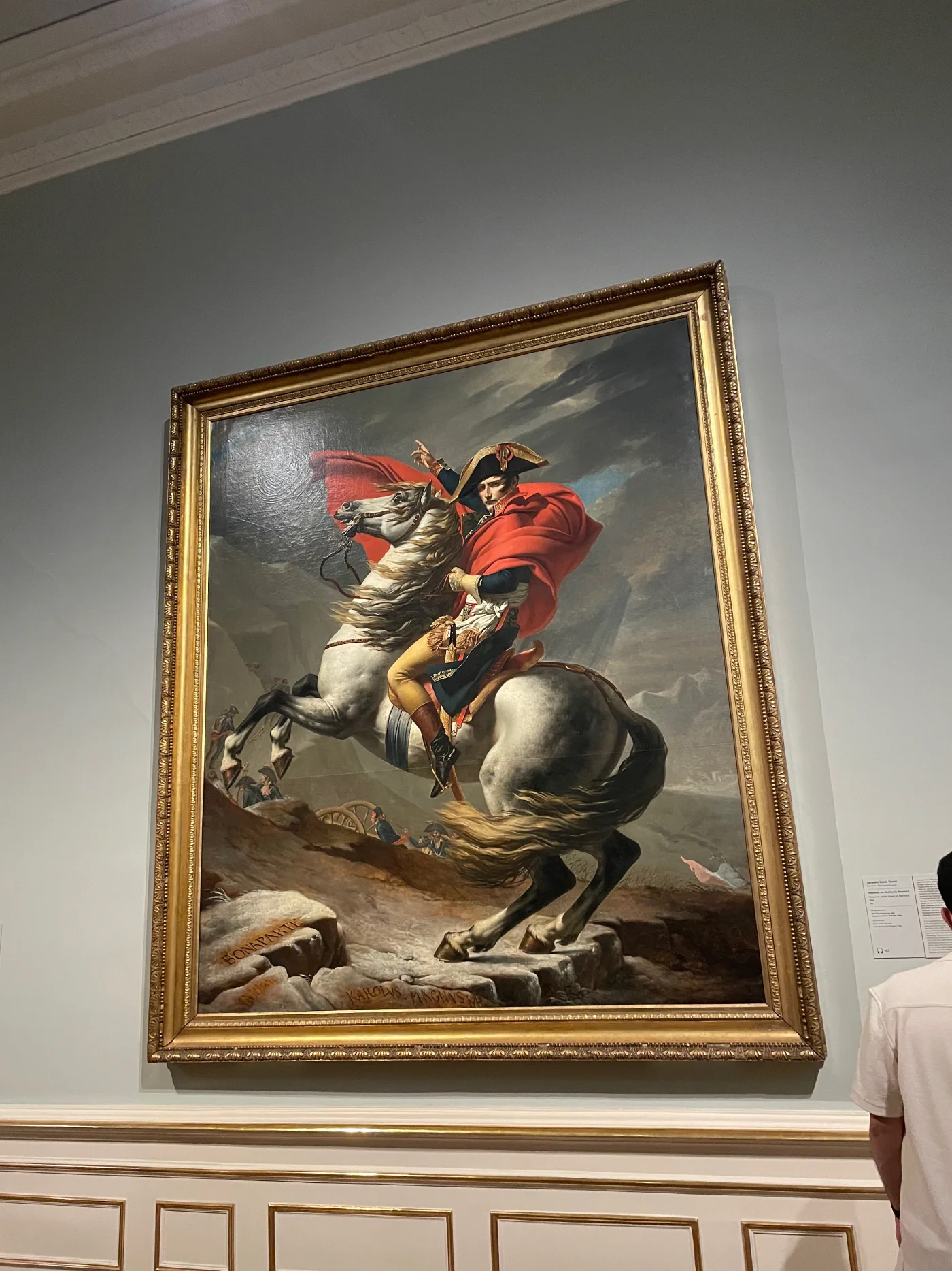 The famous Napoleon painting