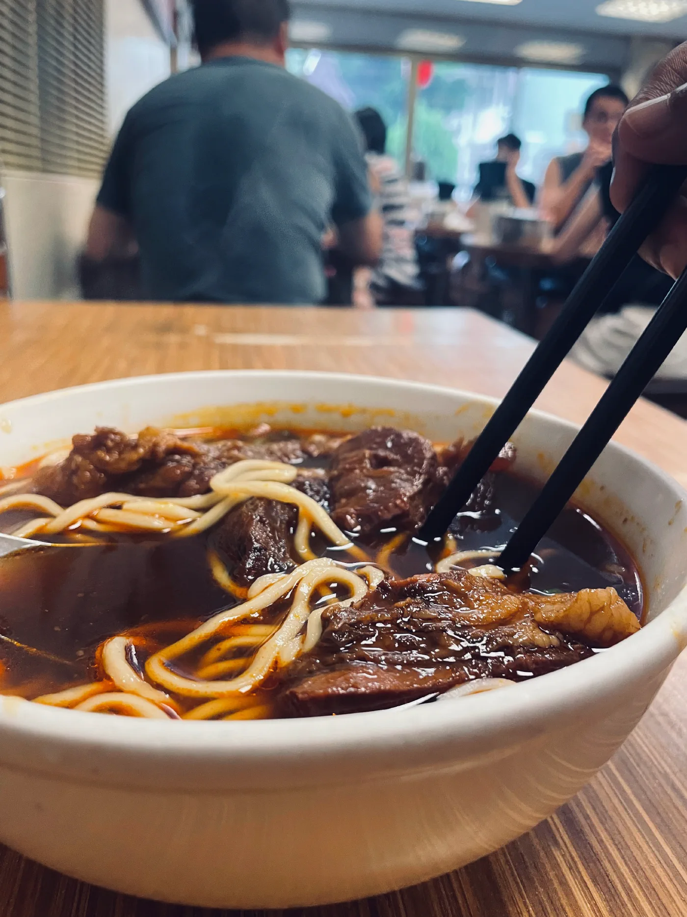 Famous beef noodle