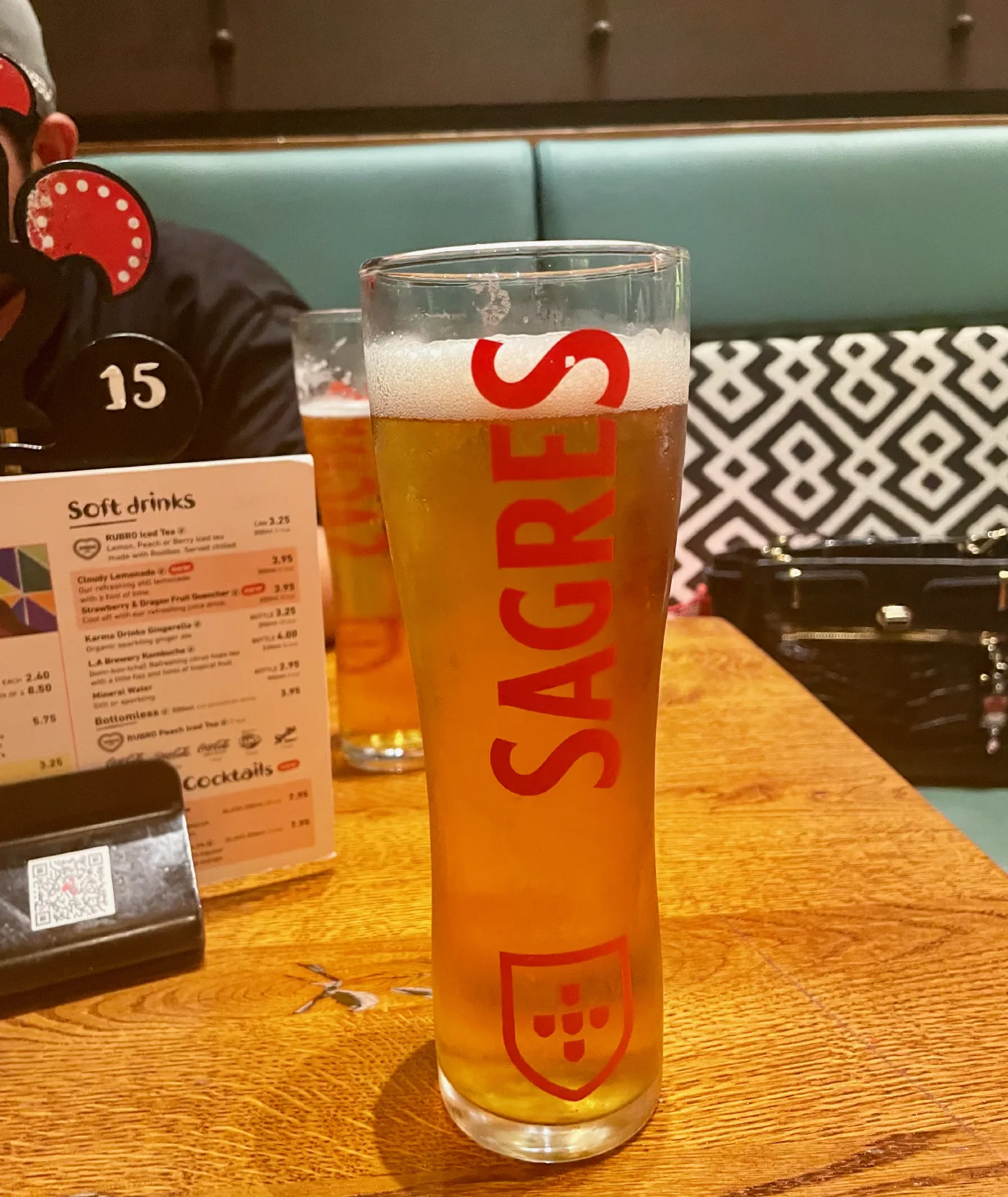 The best part about being in London is the beer