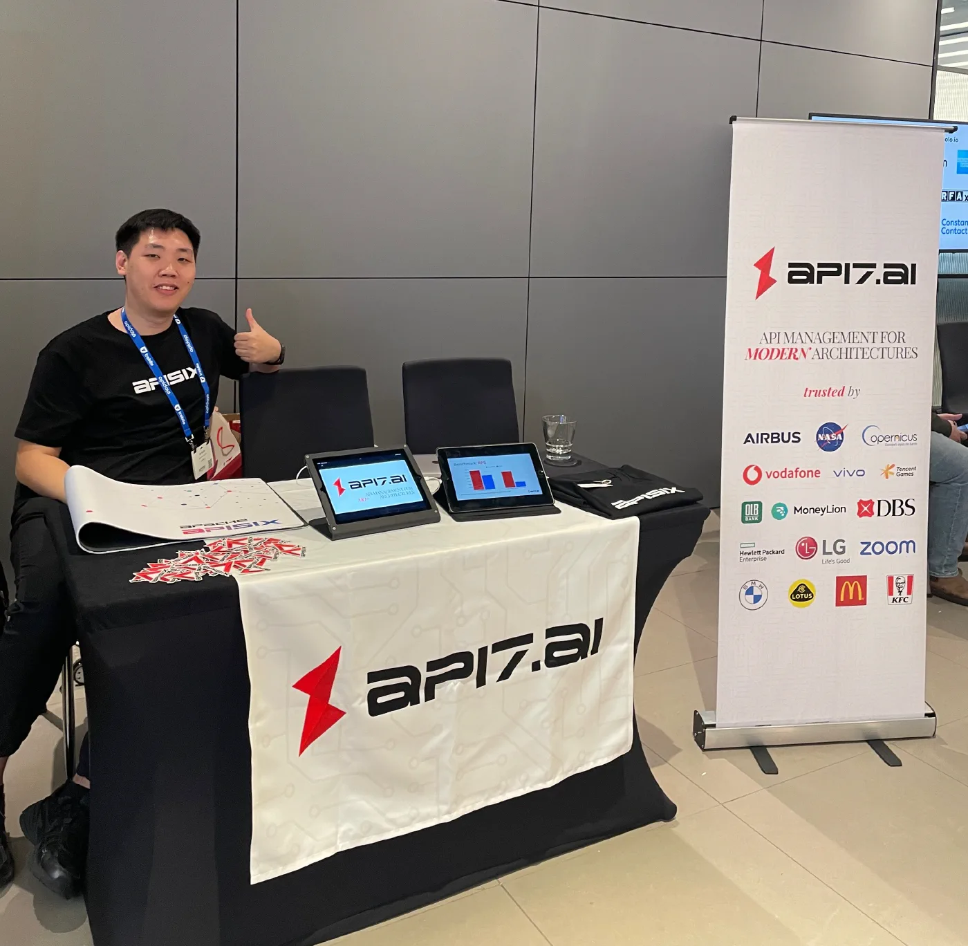 API7.ai booth at apidays London