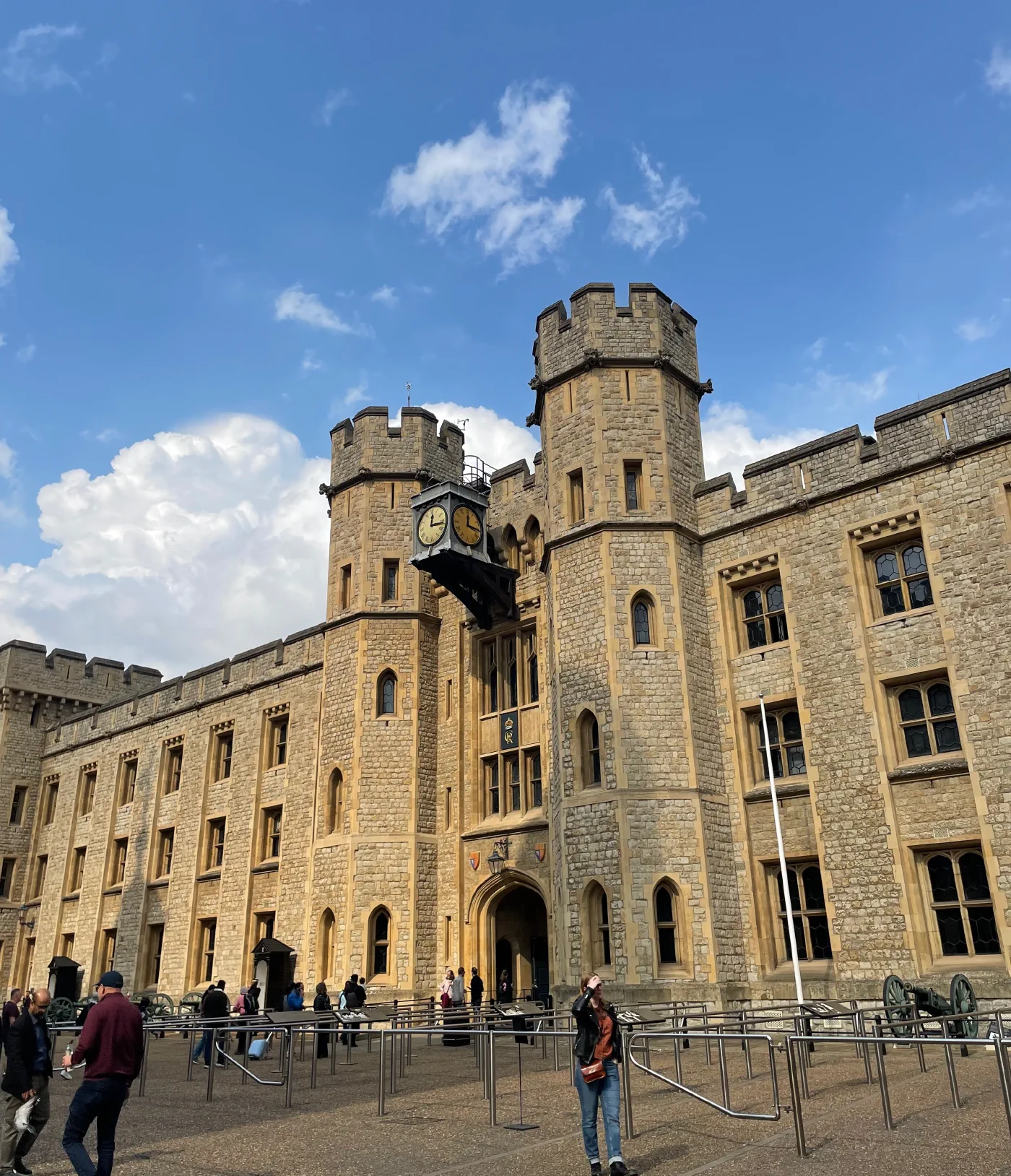 Crown Jewels inside the Tower of London but unfortunately, no photos inside!