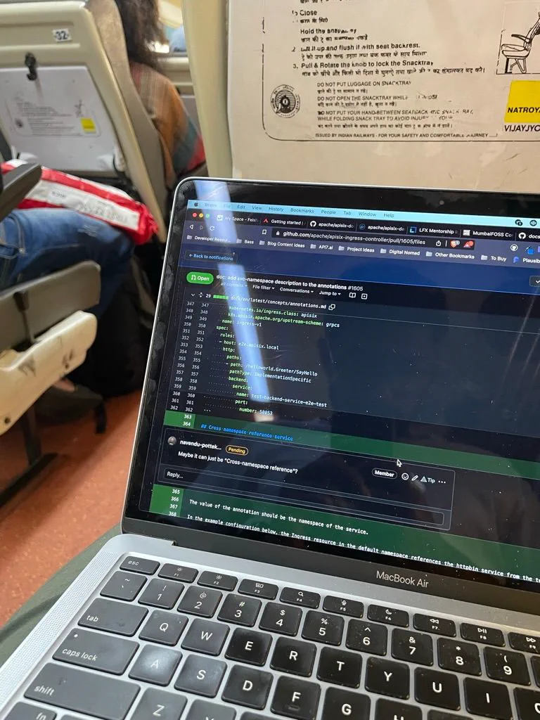 Work from trains