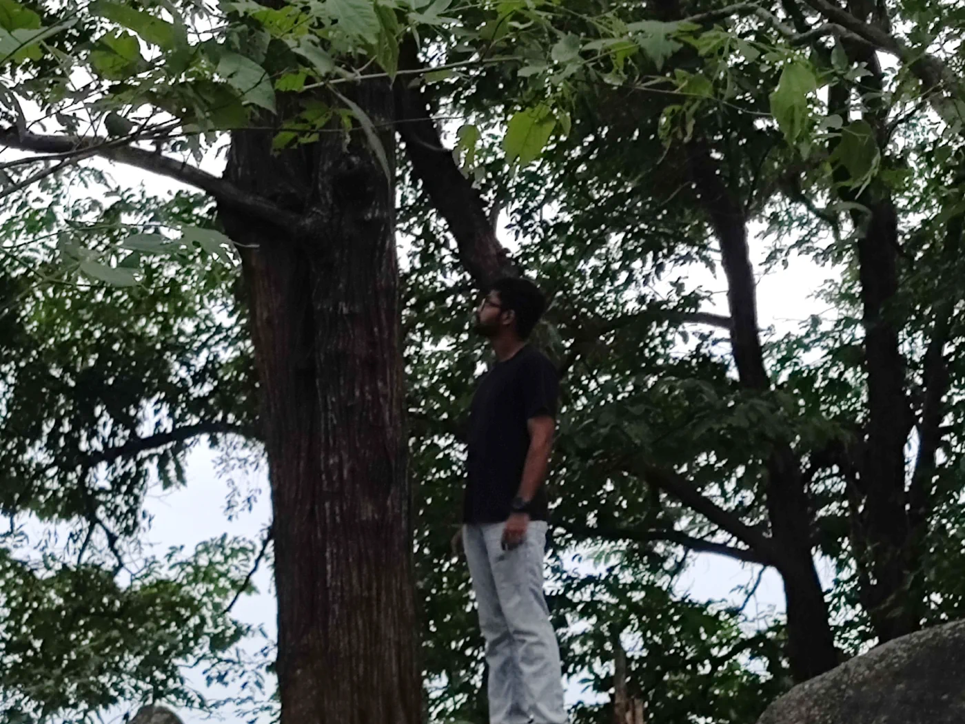 Low quality picture of me staring somewhere