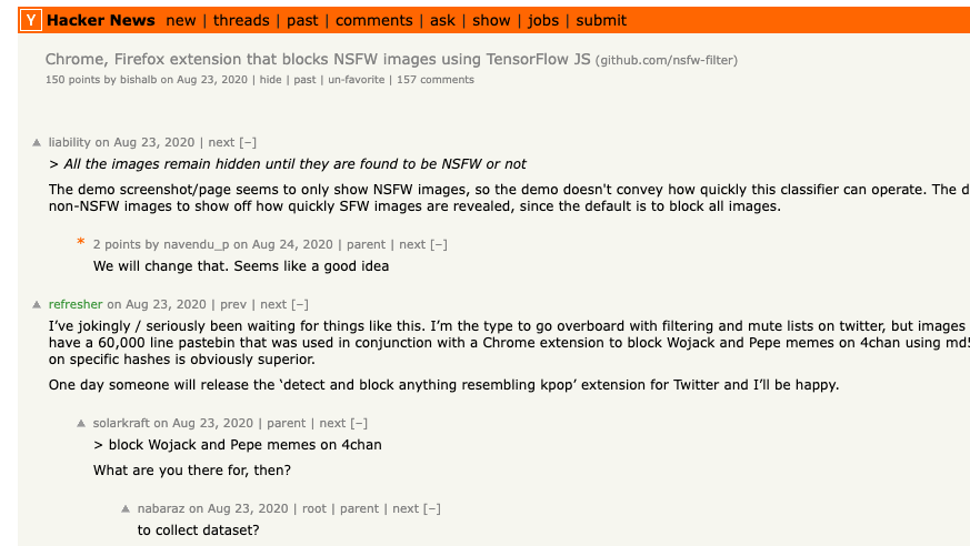 Front page of Hacker News!