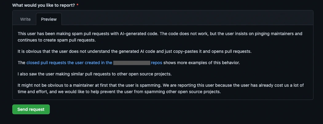 Reporting X to GitHub