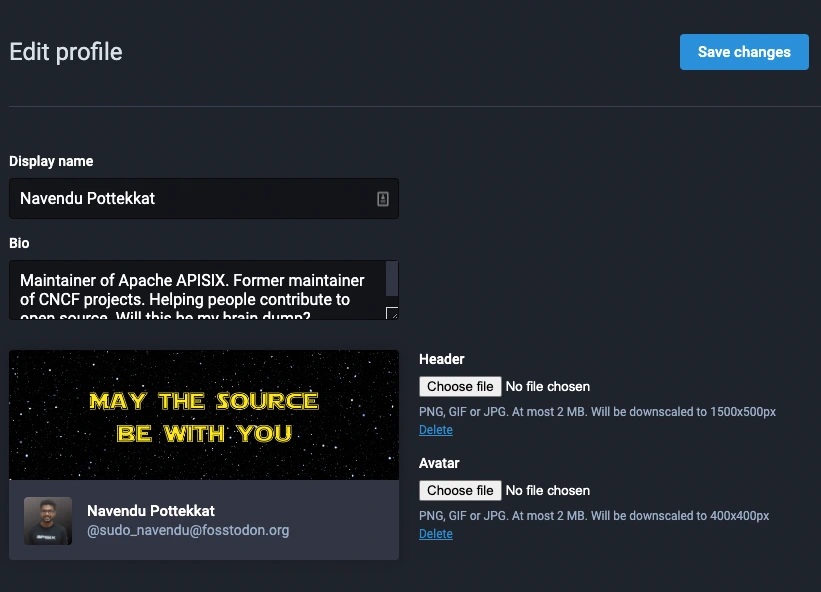Adding a bio and images