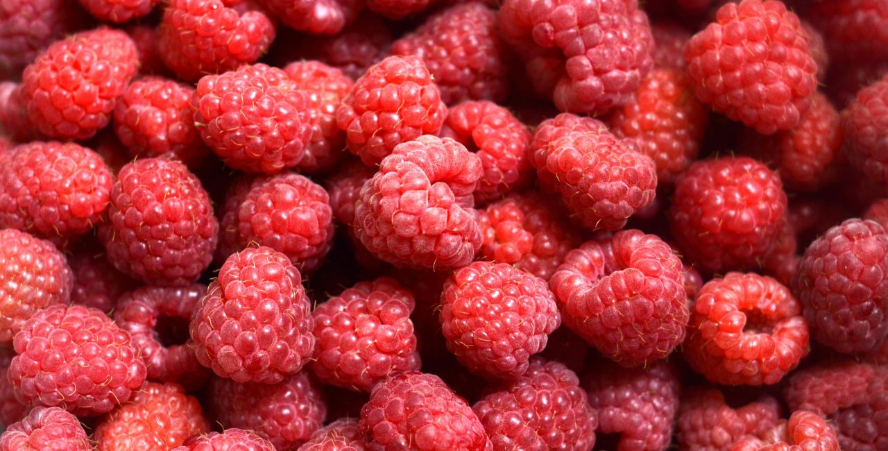 Photo of raspberries.